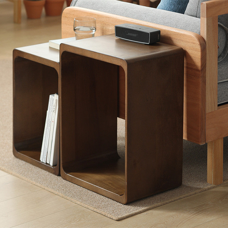 Harmoni Solid Wood Storage End Table