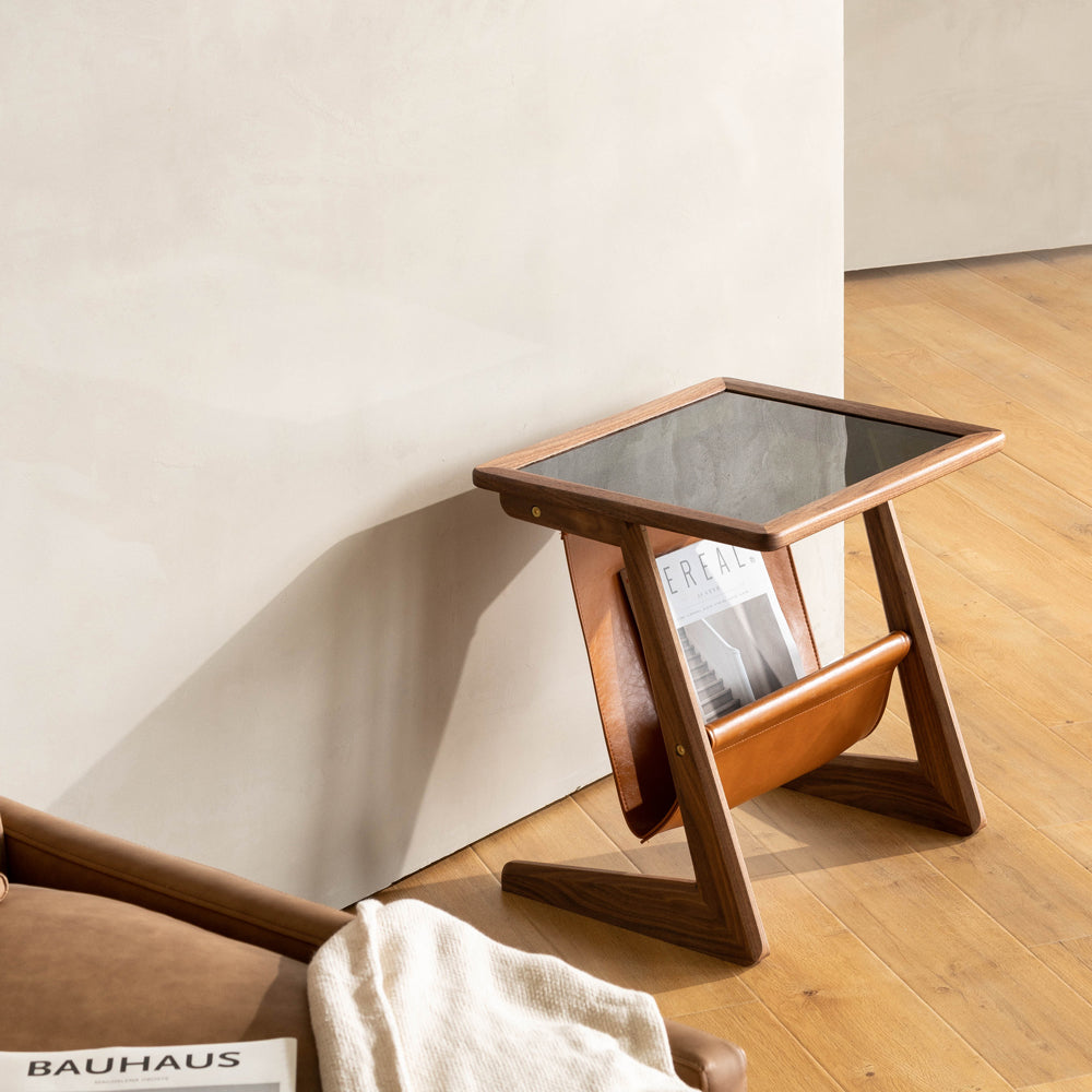 Burnes Solid Wood Side Table
