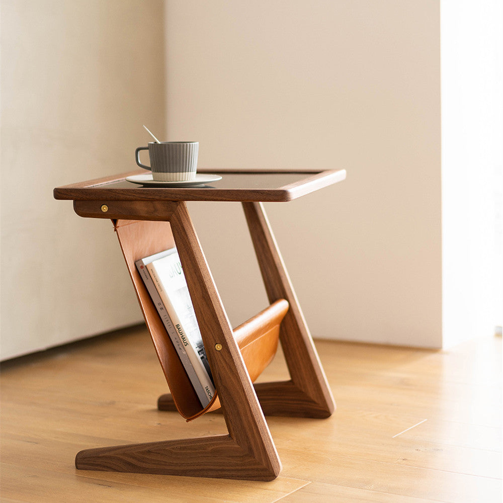 Burnes Solid Wood Side Table