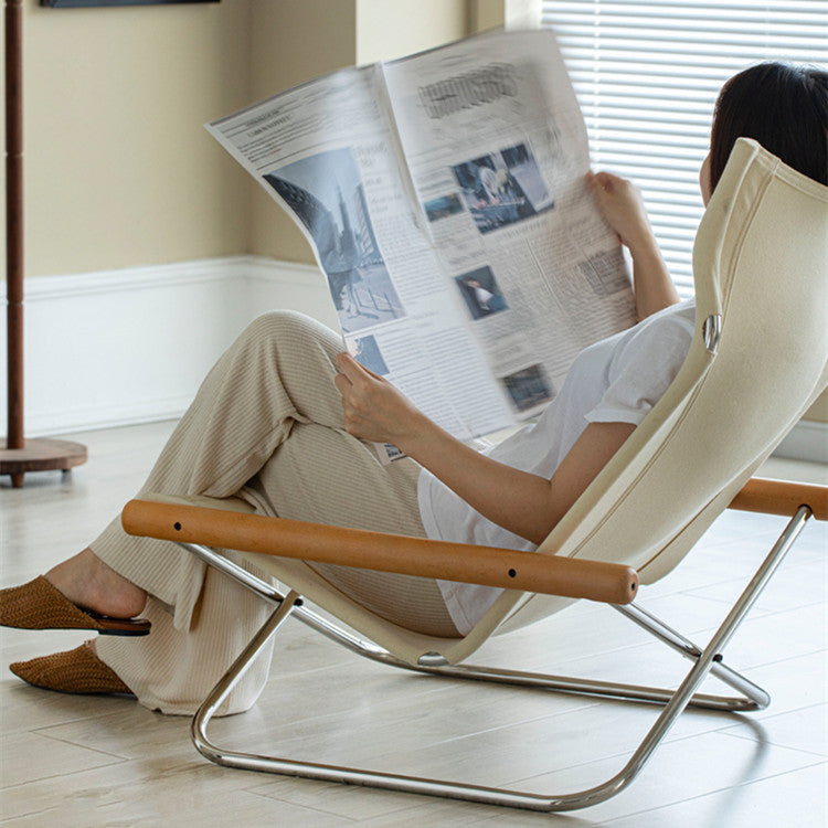 Rowell Canva Folding Lounger Chair
