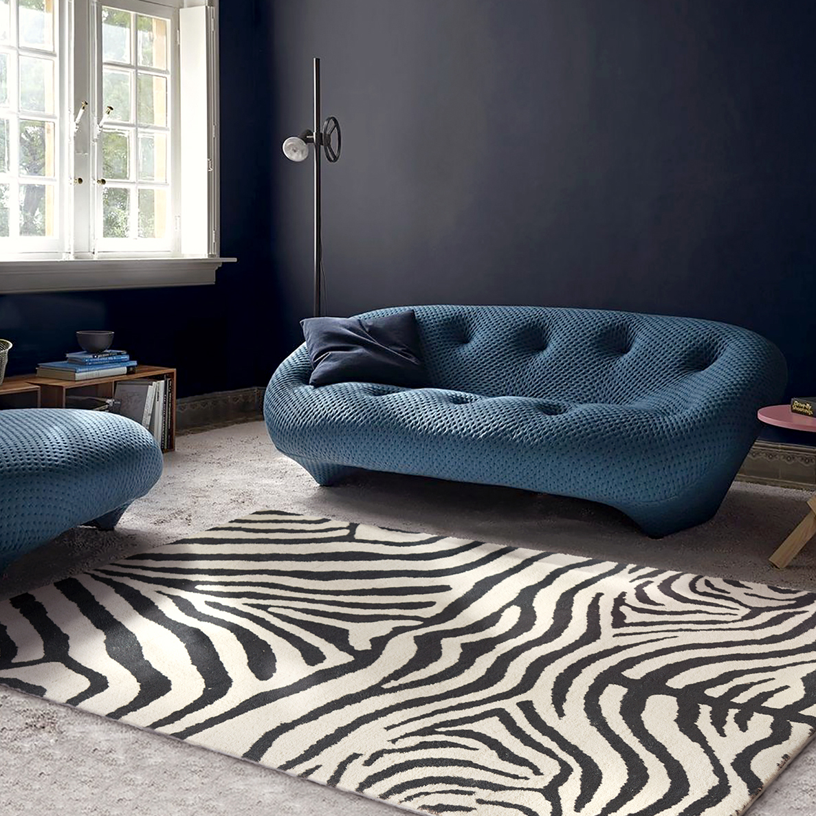 Canizales Zebra Area Rug