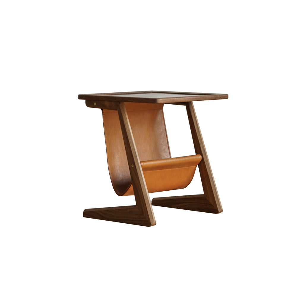 Burnes Solid Wood Side Table