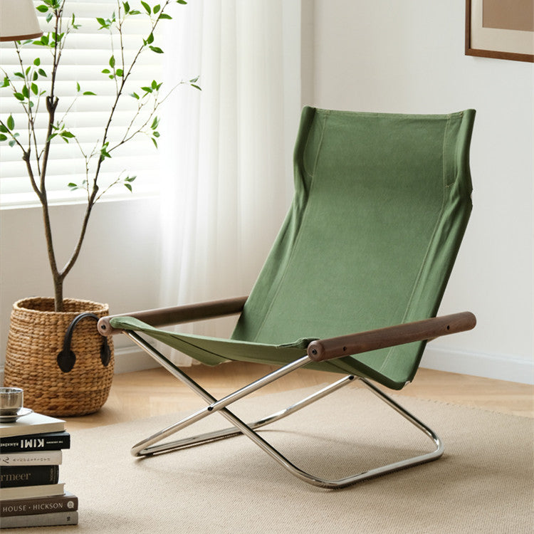 Rowell Canva Folding Lounger Chair