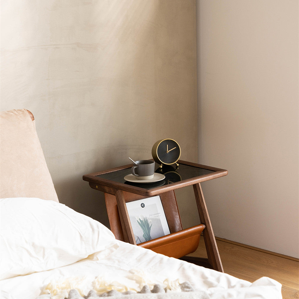 Burnes Solid Wood Side Table