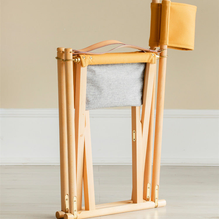Hazelton Canva Folding Lounger Chair