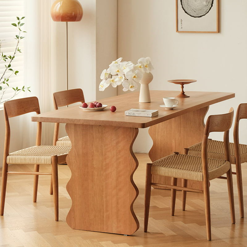Jalen Wavy Base Dining Table