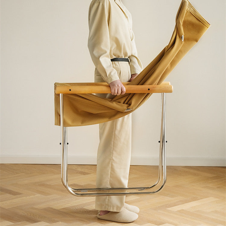 Rowell Canva Folding Lounger Chair