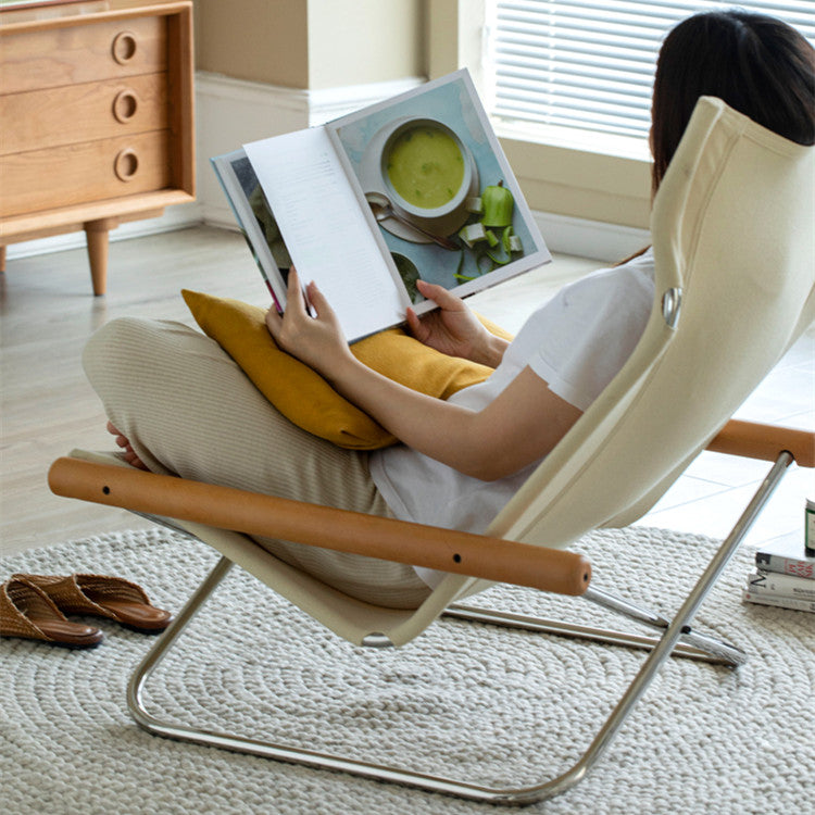 Rowell Canva Folding Lounger Chair