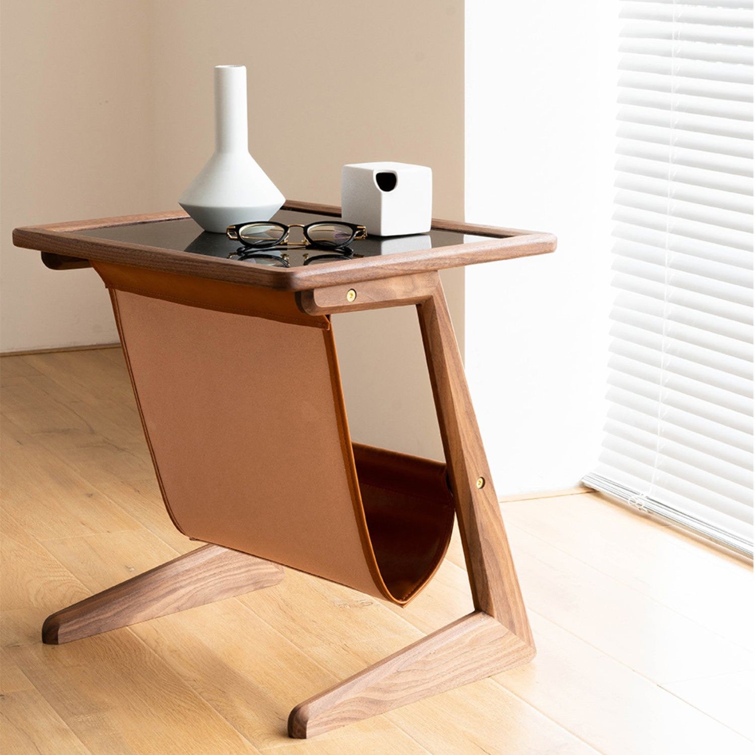 Burnes Solid Wood Side Table