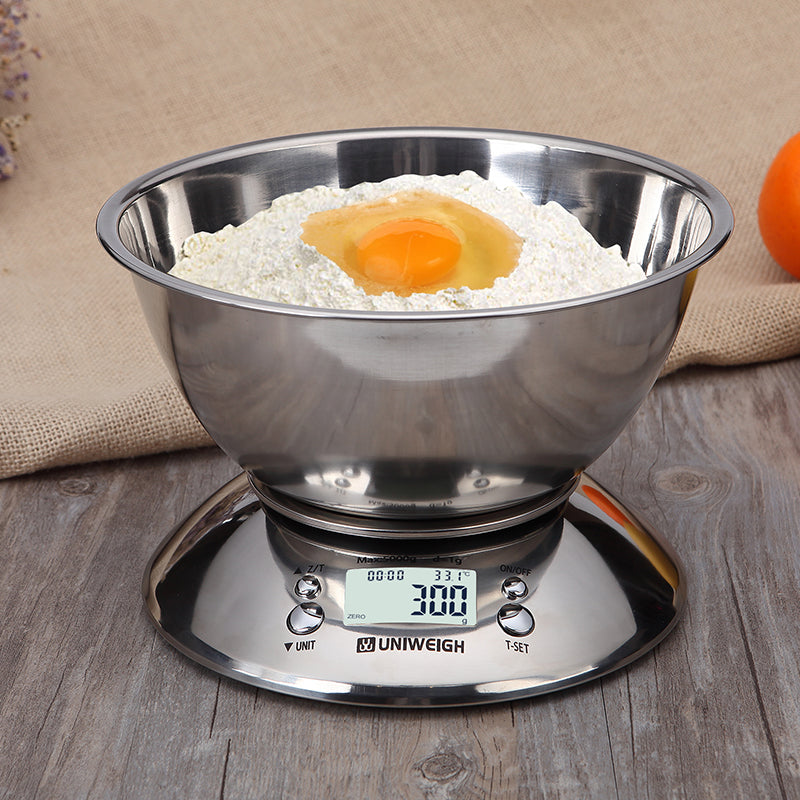 Multifunction Food Scale with Removable Bowl