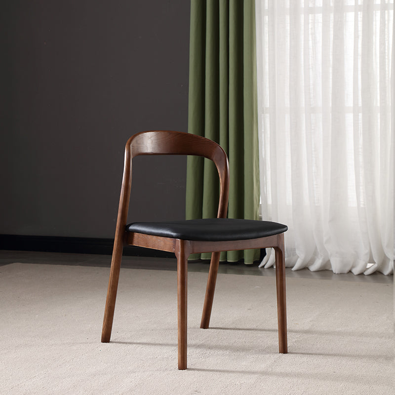 Melin Solid Wood Pedestal Dining Chair (Set of 2)