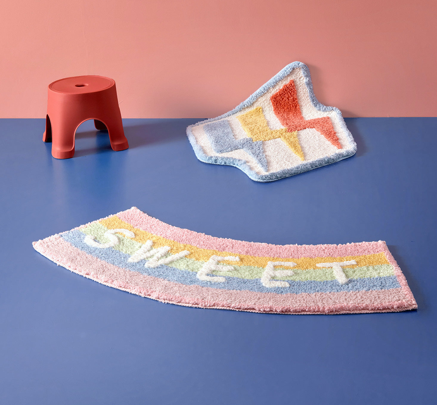 Rainbow Foot Rug