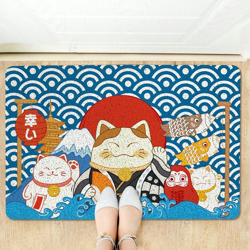 Lucky Cat Outdoor Rug