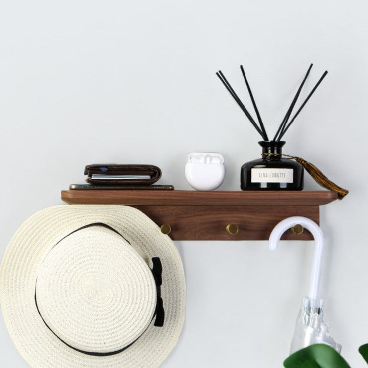 Amandra Solid Wood Hook Rack