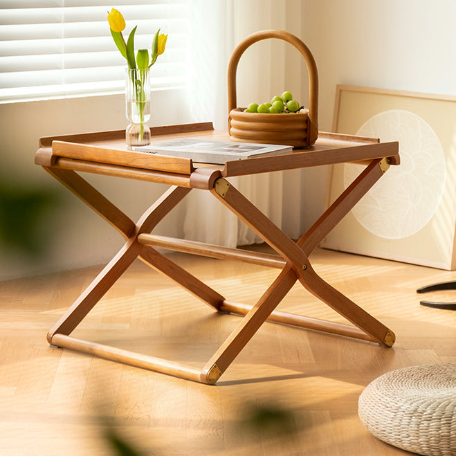 Elvira Pedestal Folding Coffee Table