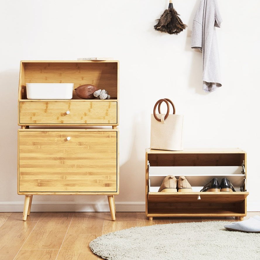 Towns Bamboo Shoe Storage Cabinet
