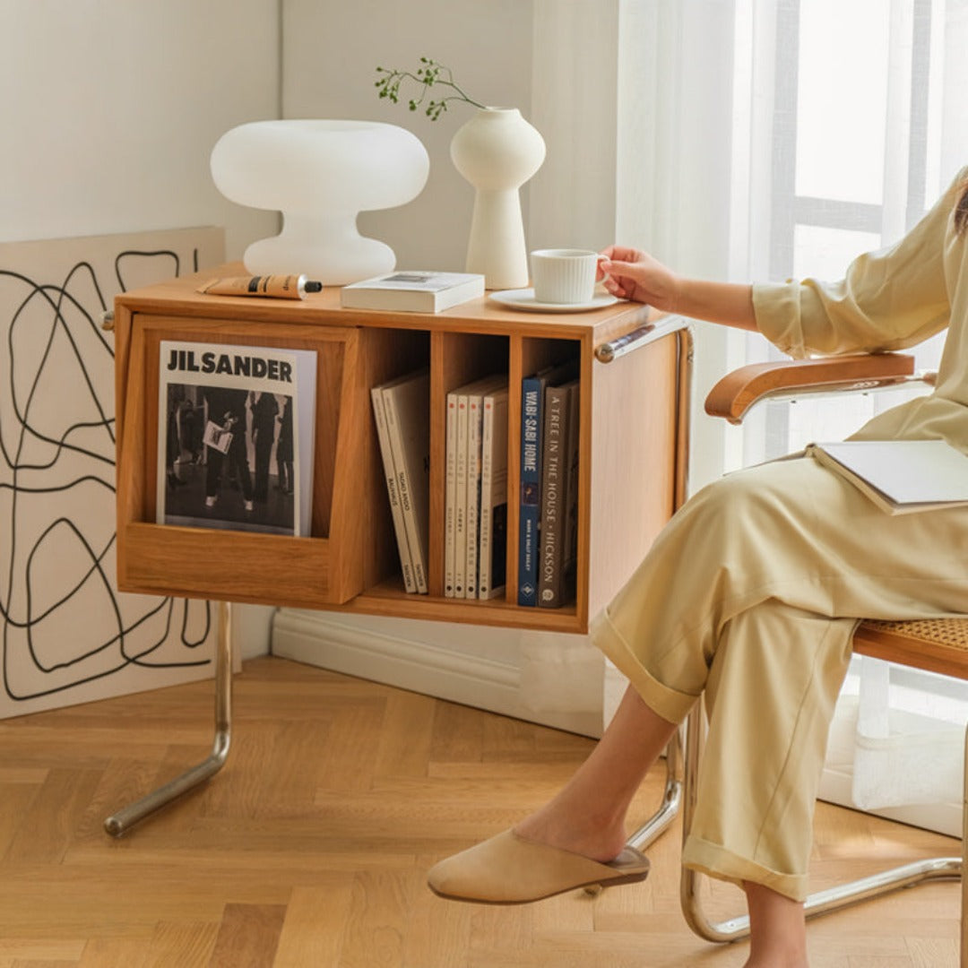 Jacky Solid Cherrywood Accent Cabinet/Side Table