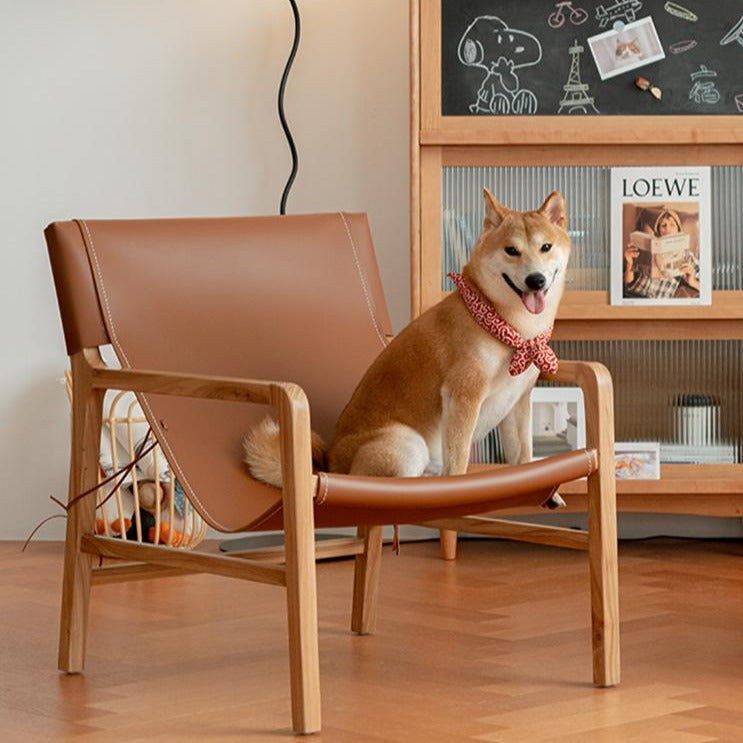 Guertin Faux Leather Single Armchair