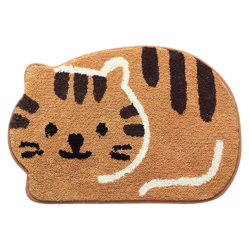 Coffee Kitten Foot Rug