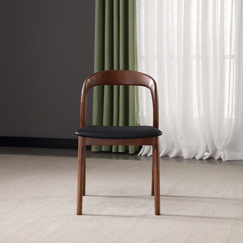 Melin Solid Wood Pedestal Dining Chair (Set of 2)