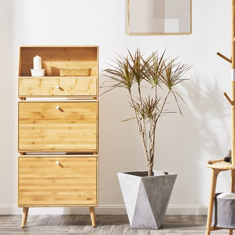 Towns Bamboo Shoe Storage Cabinet