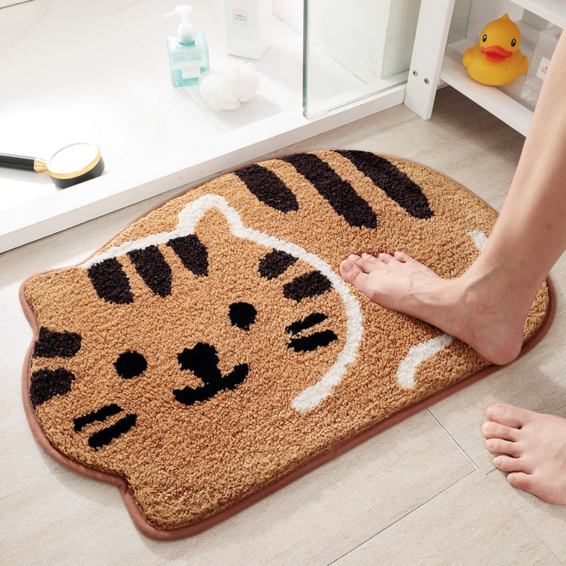 Coffee Kitten Foot Rug