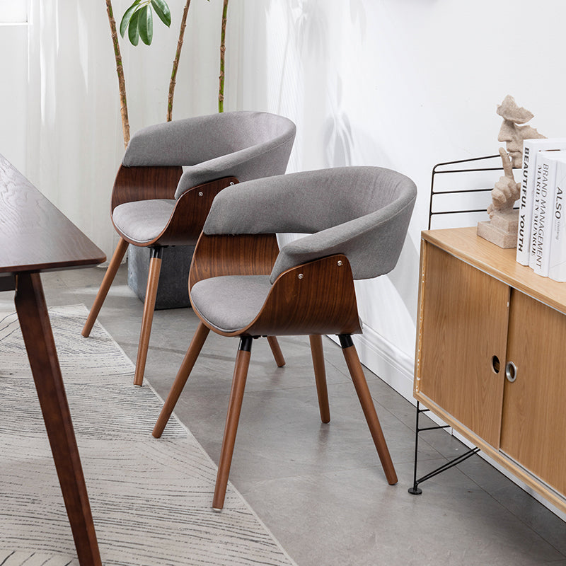 Waldon Wood Tufted Side Chair