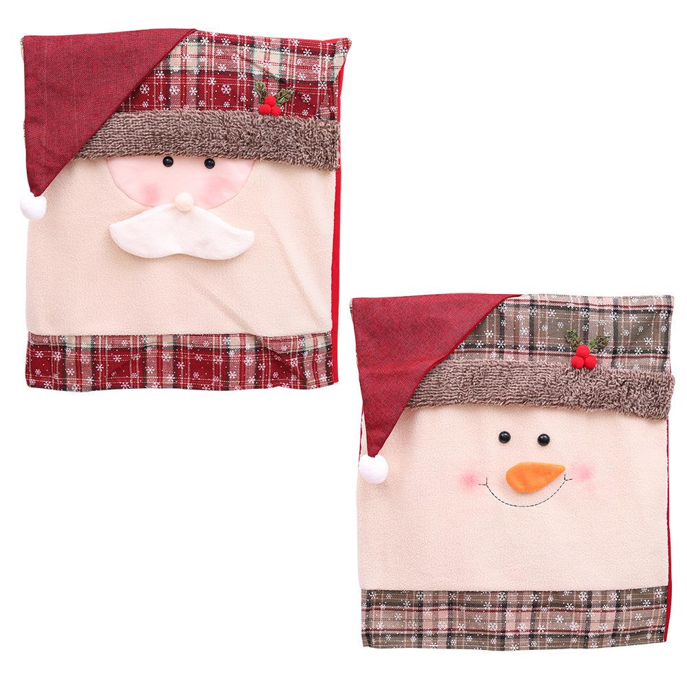 Christmas Chair Slipcover(Set of 2) - Snowman