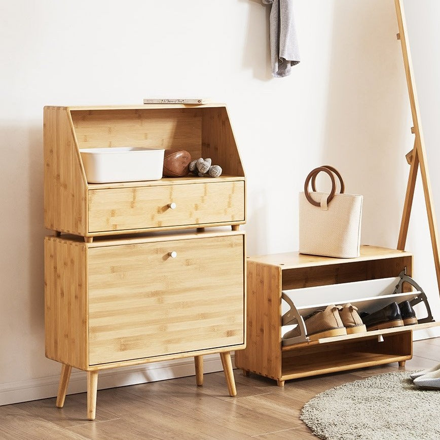 Towns Bamboo Shoe Storage Cabinet