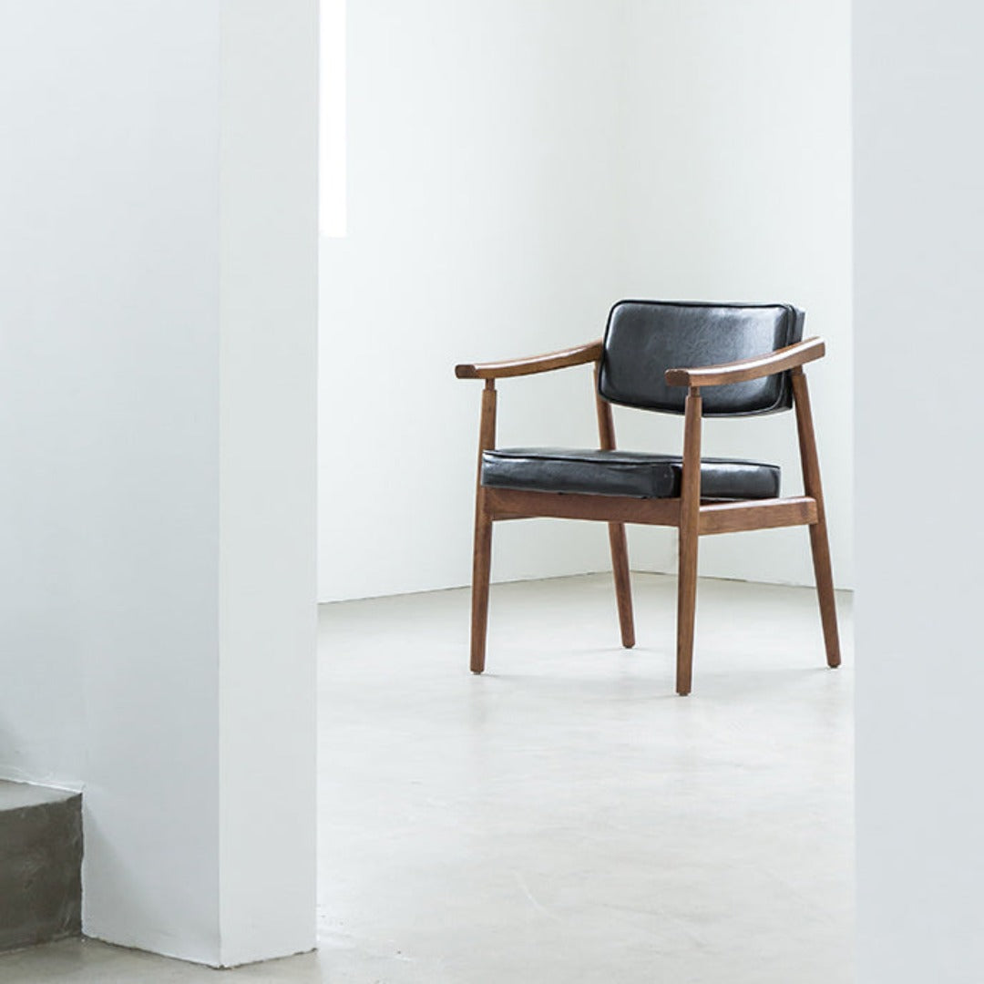 Eastyle Upholstered Solid Wood Armchair