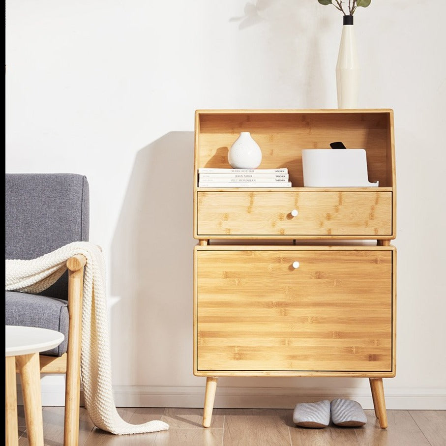 Towns Bamboo Shoe Storage Cabinet