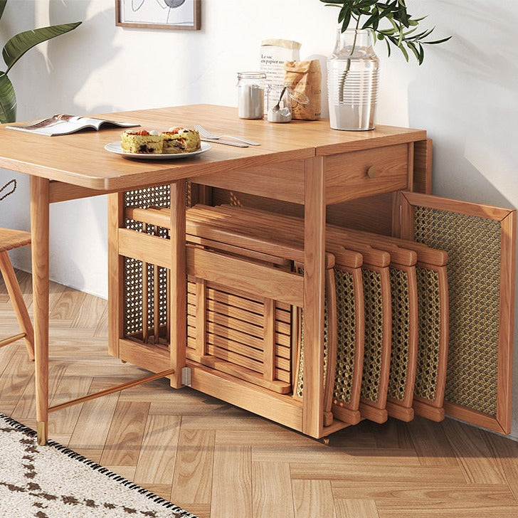 Catuy Foldable Dining Table & Chair Set