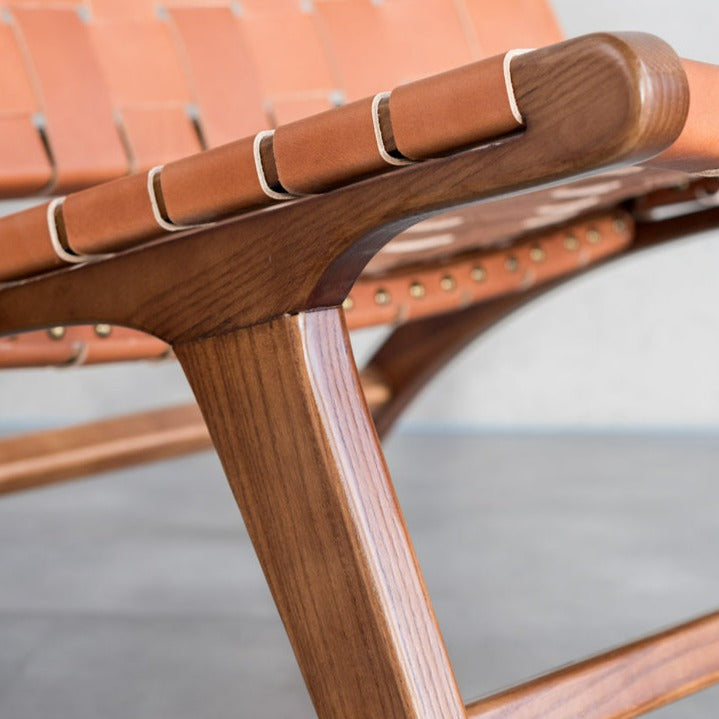 Jaelyn Leather Folding Chair