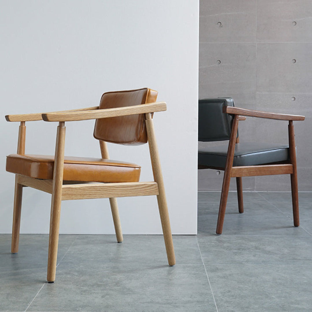 Eastyle Upholstered Solid Wood Armchair