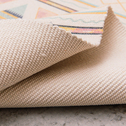 WHOVEYON Cotton Bedroom Rug
