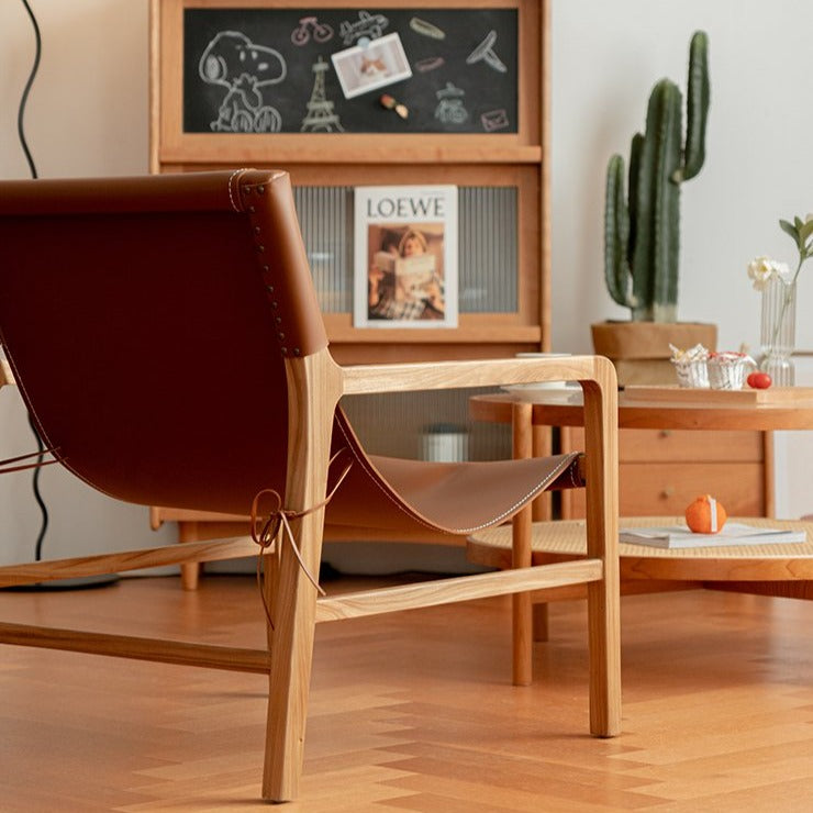 Guertin Faux Leather Single Armchair