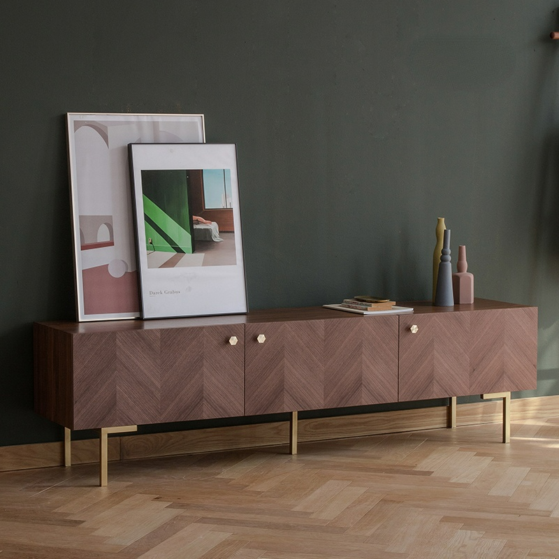 Pedraza Herringbone TV Stand