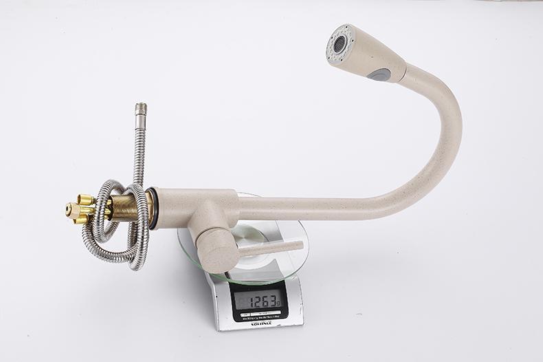 BLAISE Modern Matte Nude Extendable Tap Faucet