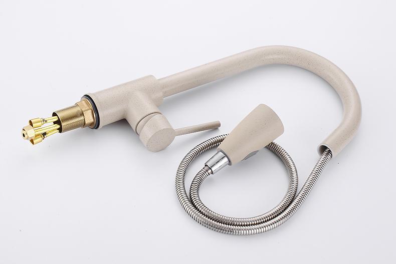 BLAISE Modern Matte Nude Extendable Tap Faucet