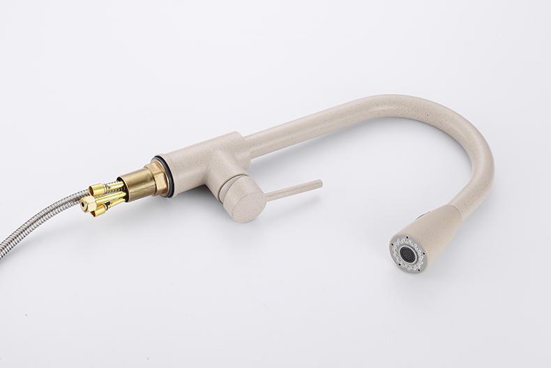 BLAISE Modern Matte Nude Extendable Tap Faucet