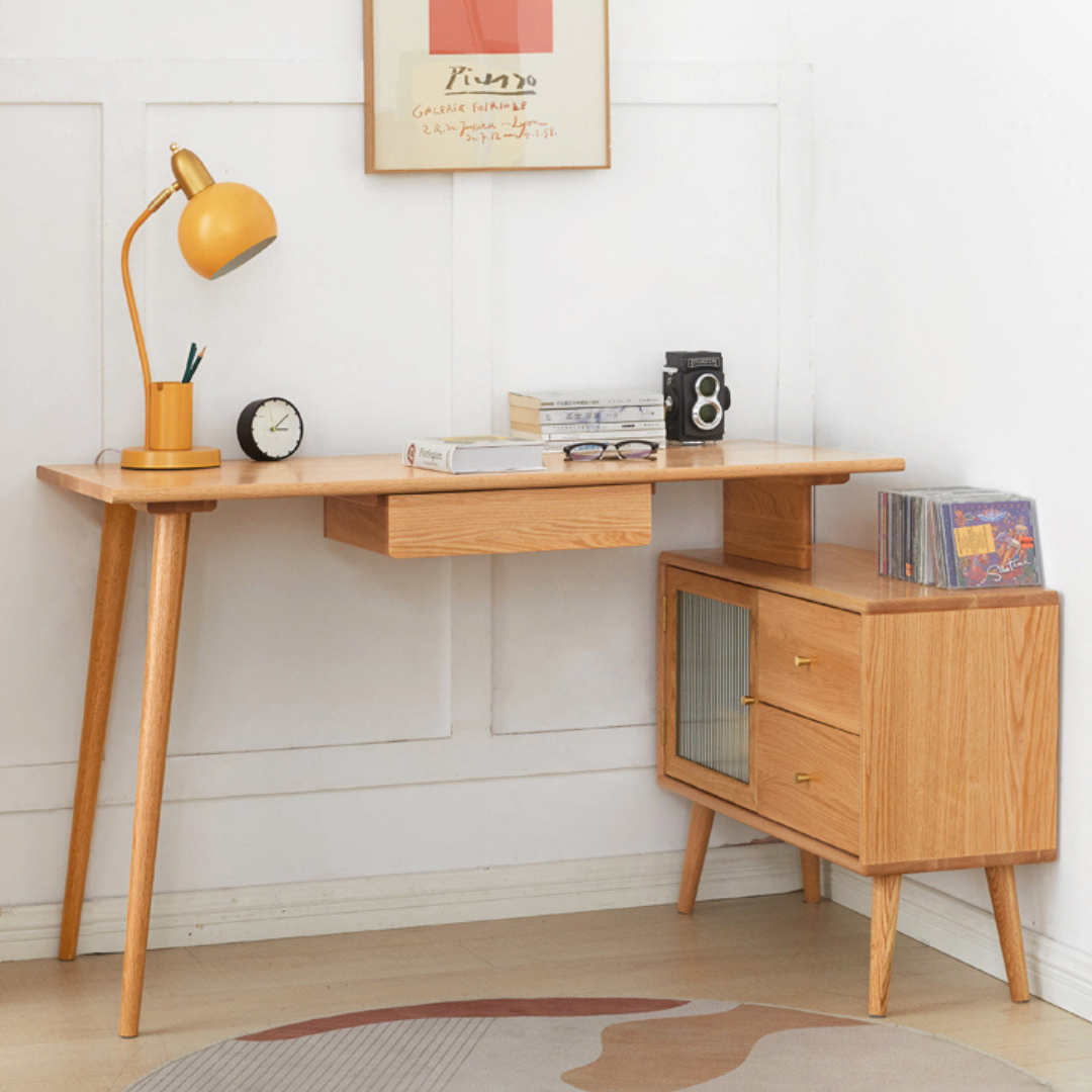 Weldon Desk with Cabinet