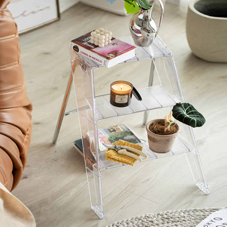 Whobrey Acrylic Ladder Side Table