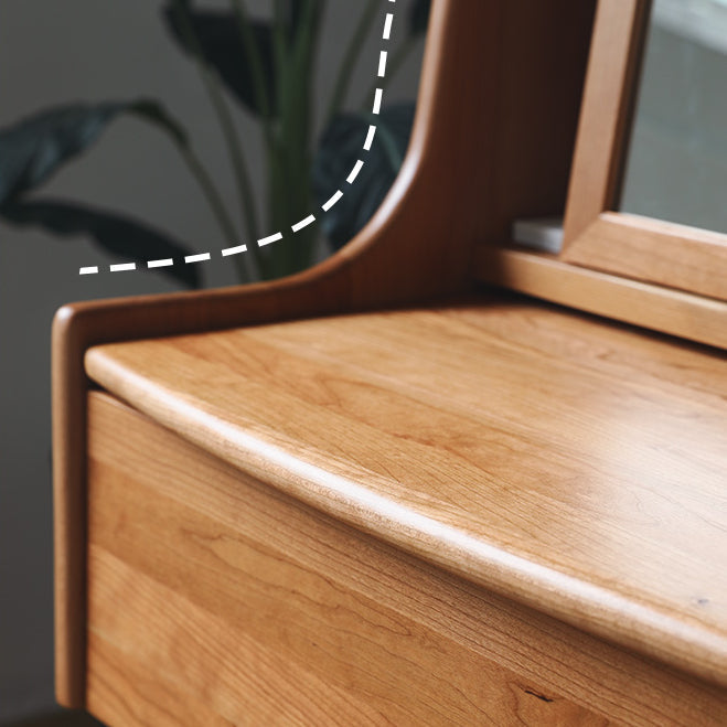 Misheal Wood Vanity Table