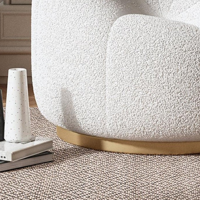 Berinhard Wide Velvet Barrel Chair