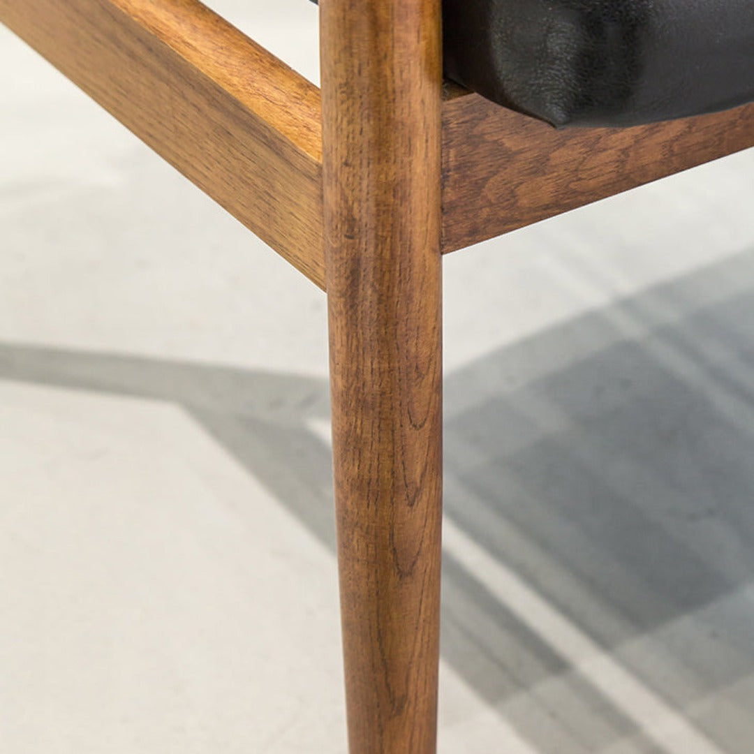 Eastyle Upholstered Solid Wood Armchair