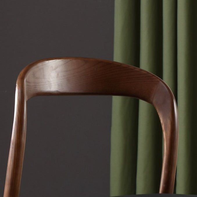 Melin Solid Wood Pedestal Dining Chair (Set of 2)