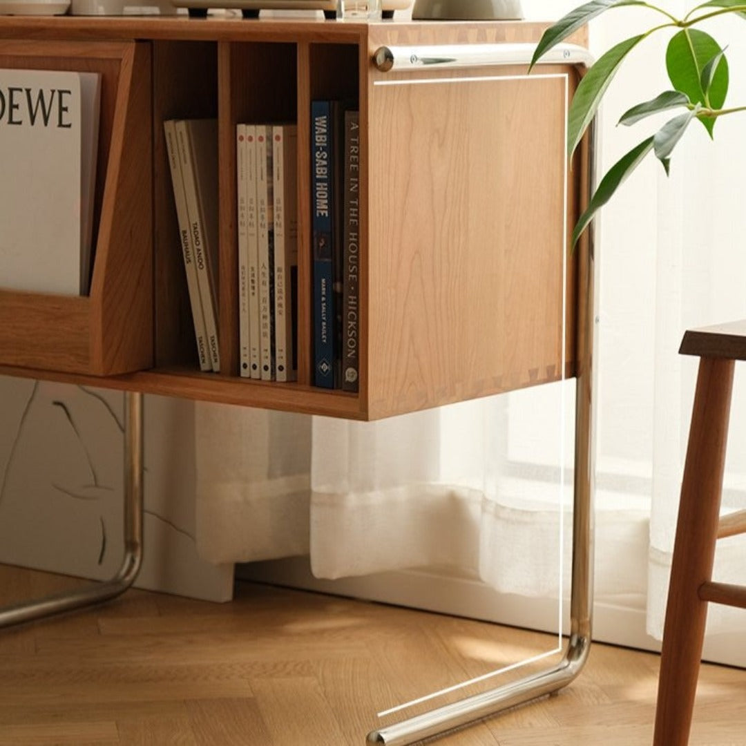Jacky Solid Cherrywood Accent Cabinet/Side Table