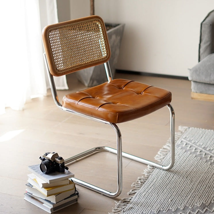 Londyn Genuine Leather Side Chair(Set of 2)