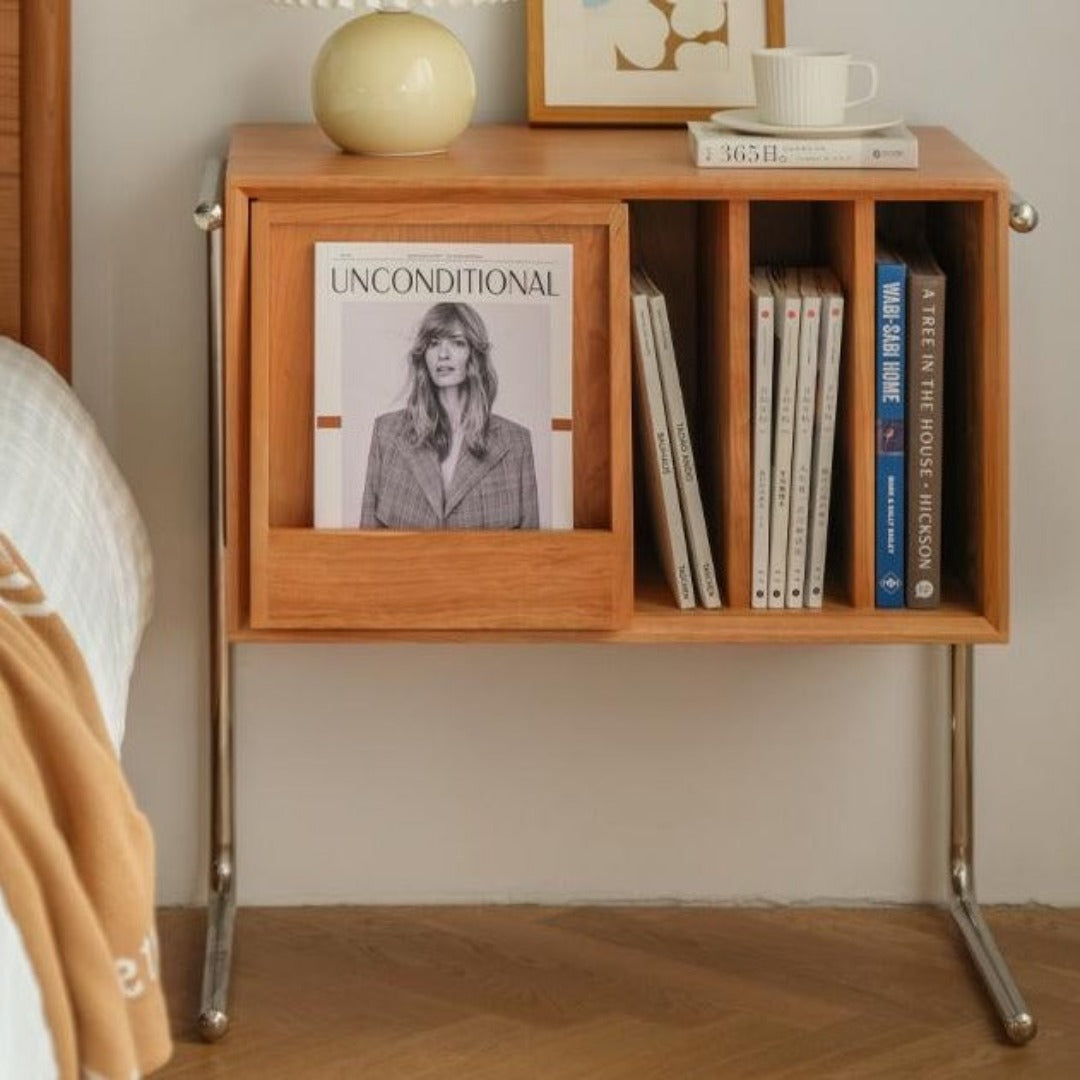 Jacky Solid Cherrywood Accent Cabinet/Side Table