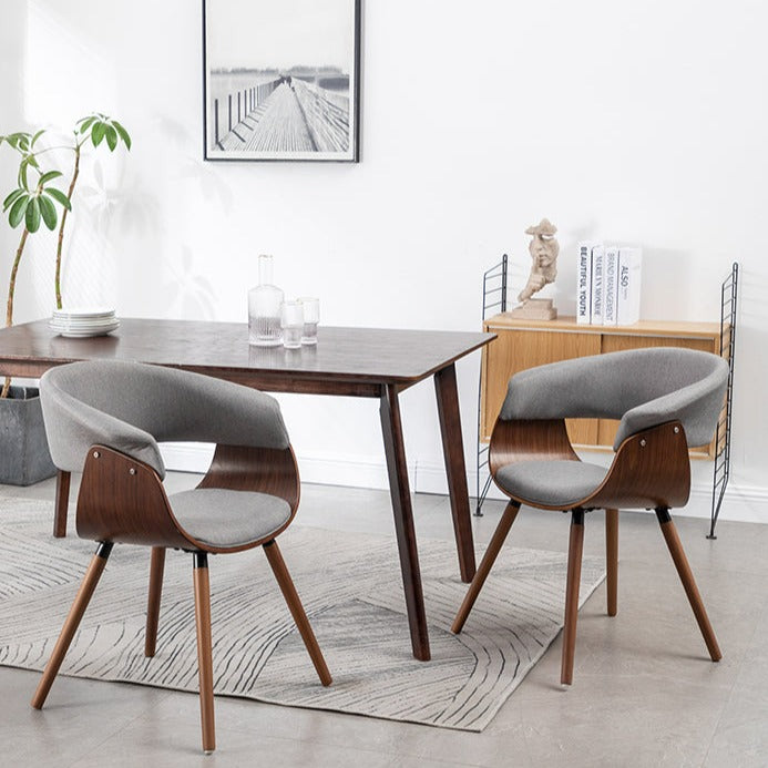 Waldon Wood Tufted Side Chair